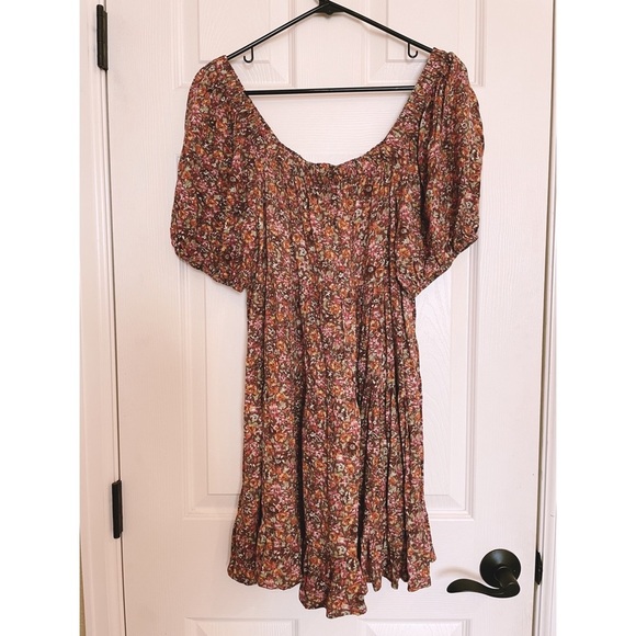 Wild fable puff sleeve mini dress - Picture 2 of 7